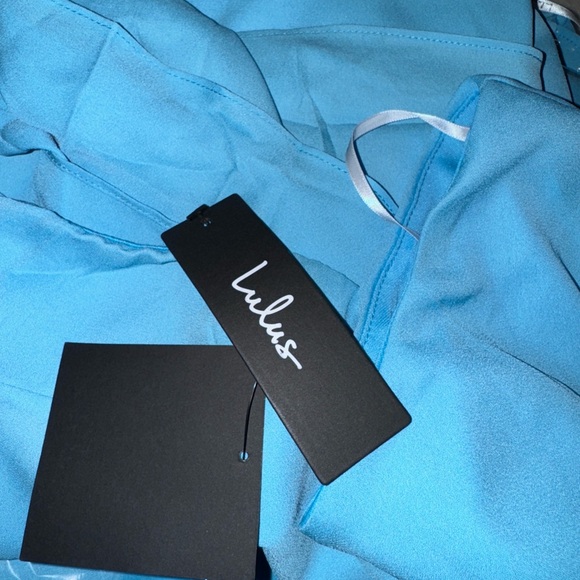 Lulus Summer Daze One-Shoulder Kaftan Sleeve Mini Dress Various Sizes NWT - Picture 6 of 8